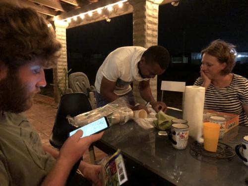 diner on the porch